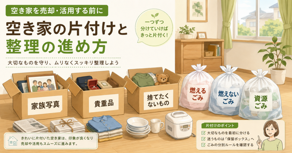 【島田市】空き家の片付けは何から始める？売却・活用前にやるべき荷物整理の進め方 (1)